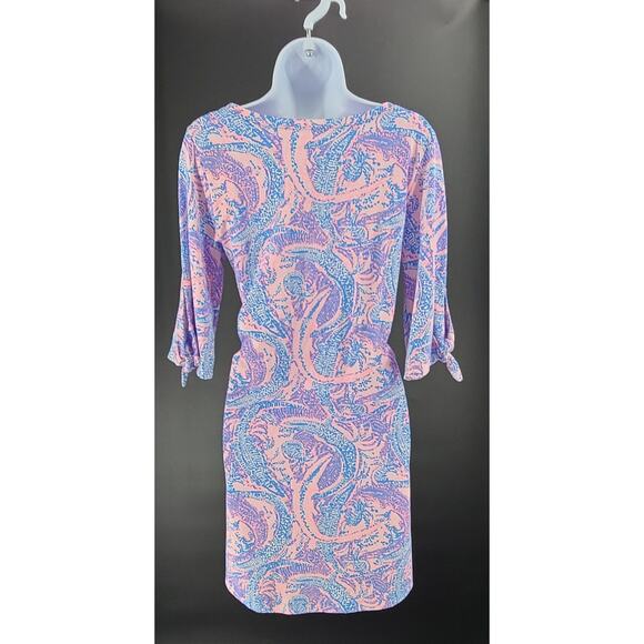 Lilly Pulitzer Preston Dress in Coastal Blue Size Medium NWT Resort wear Beachy - Picture 2 of 10